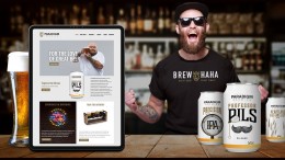 Paradigm Brewing branding, website design, logo design, packaging and more